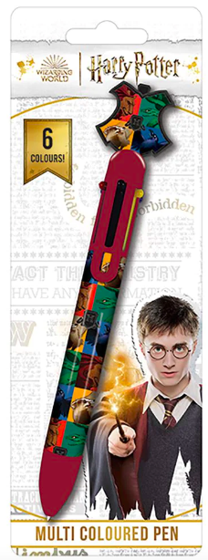 Harry Potter - Multi Colour Pen - Intricate Houses