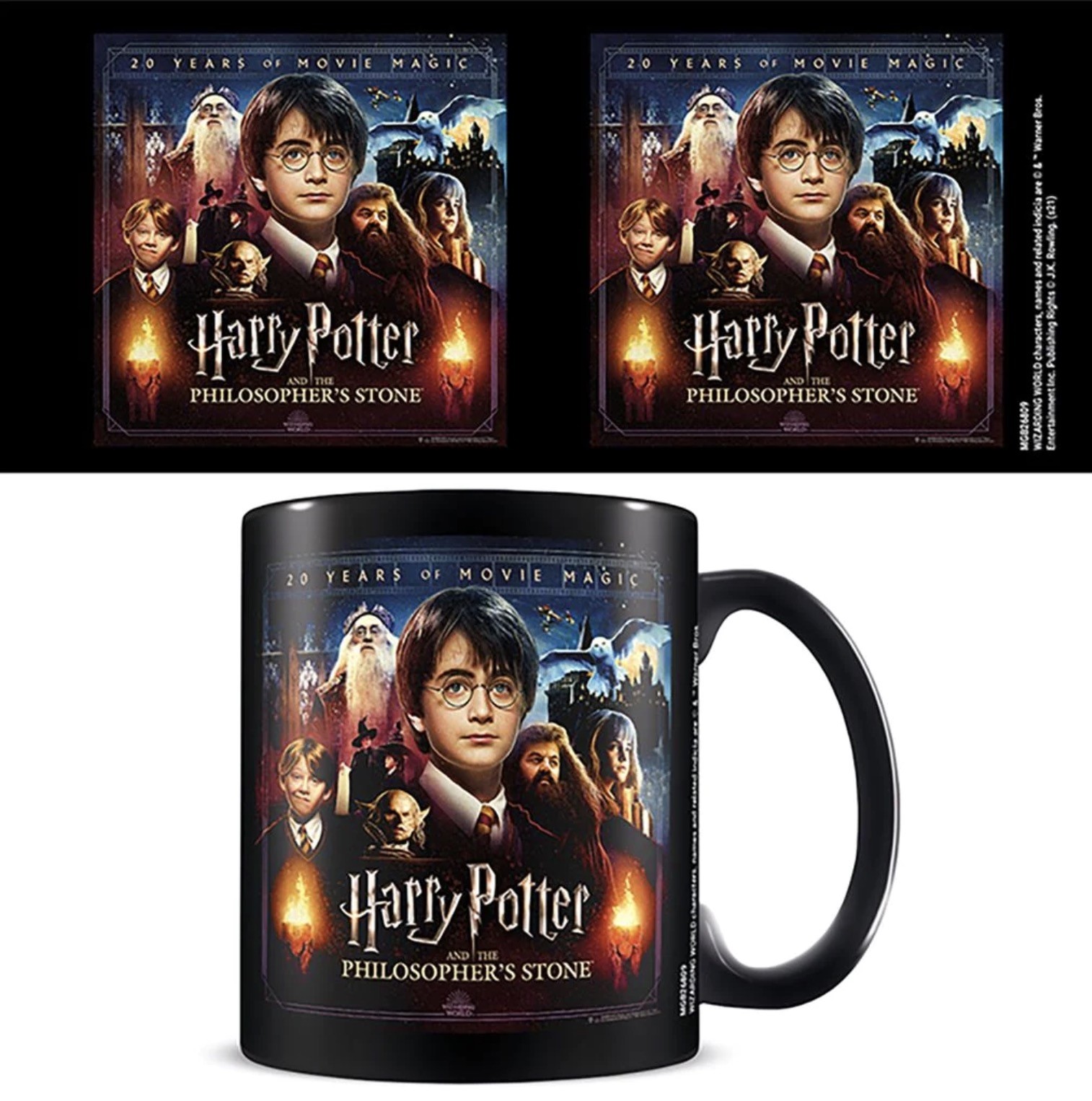 Harry Potter - Black Pod Mug -  20 Years of Movie Magic