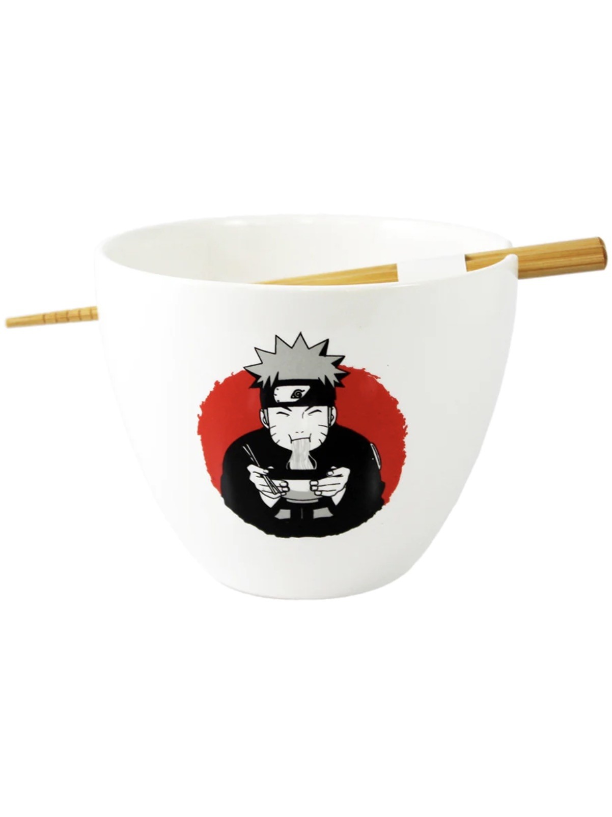 Naruto Shippuden - Kanji  Ramen Bowl With Chopsticks
