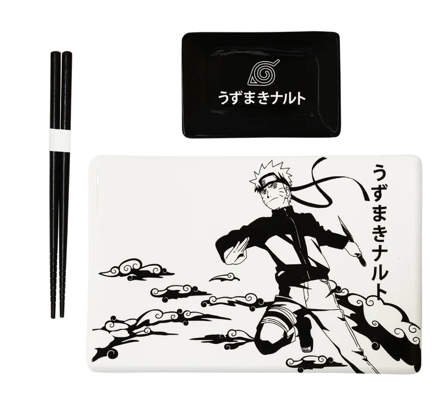 Naruto Shippuden - Naruto Black & White Sushi Set