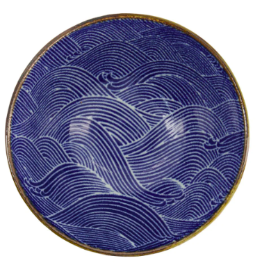 Seigaiha Blue Bowl 17.3x7.8cm 750ml 3