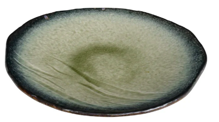 Yamasaku Organic Glassy Green Plate 28x3.5cm 1