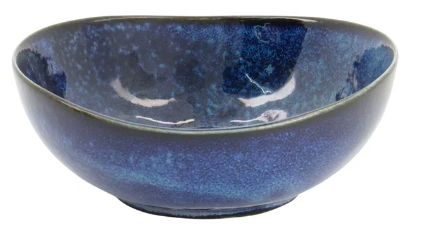 Cobalt Blue Oval Bowl 13.8x5.4cm 300ml 1