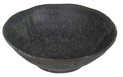 Onyx Noir Shallow Bowl 14.5x4.4cm 300ml
