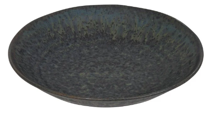 Onyx Noir Shallow Bowl 20.6x4.1cm 550ml