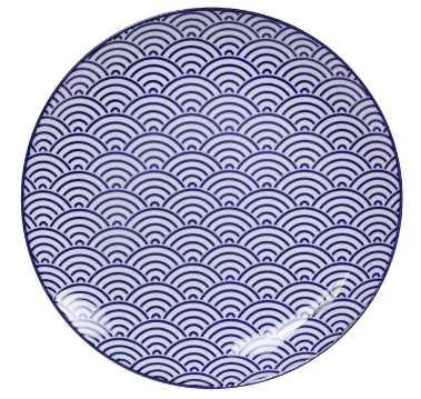 Nippon Blue Plate Wave 25.7x3cm