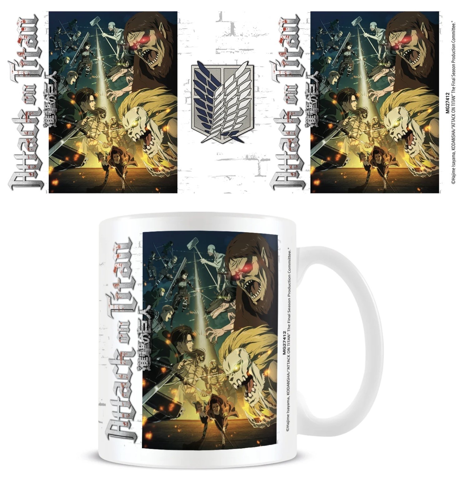 Attack on Titan - Mug - Season 4 Special Ops Squad vs Titans