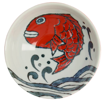 Seafood Noodle Bowl 18.5x8.2cm 1200ml Snapper Red