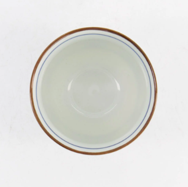 Lily Flower Teacup Blue 7.8x8.2cm 250ml