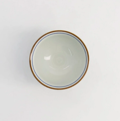 Lily Flower Teacup Blue 8.4x5.5cm 150ml
