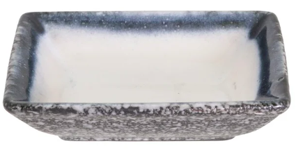 Tajimi Blue/White Plate 9.5x7x2.5cm