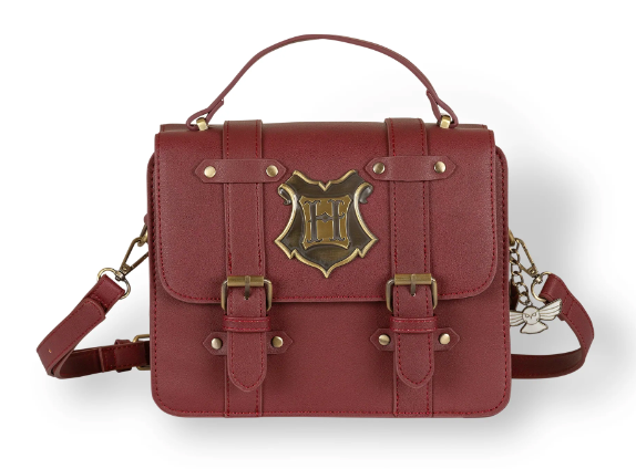 Harry Potter Hogwarts Satchel Handbag With Charms