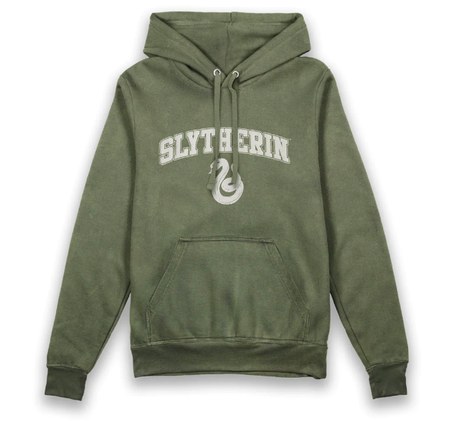 Harry Potter Slytherin Vintage Style Adults Hoodie Small