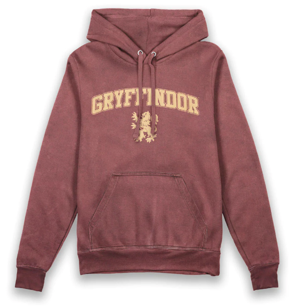Harry Potter Gryffindor Vintage Style Adults Hoodie Small