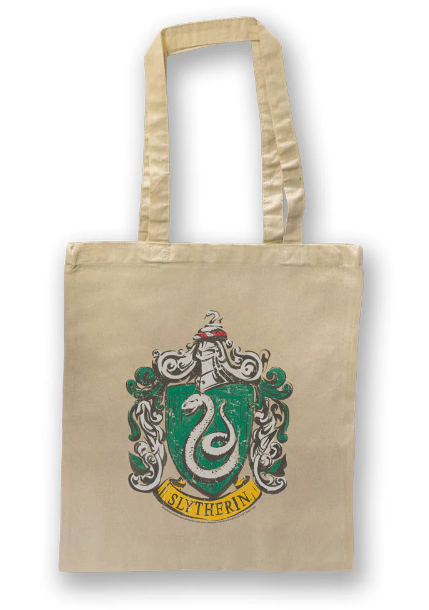 Harry Potter Hogwarts Slytherin Crest Tote Bag