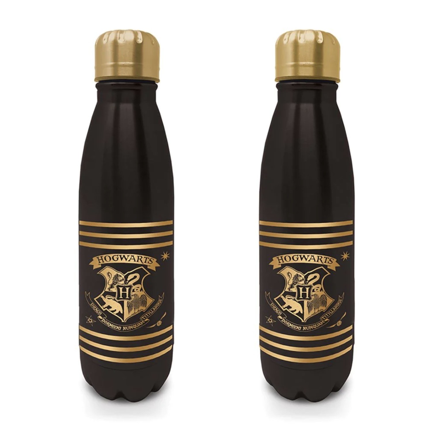 Harry Potter (Crest & Stripes) Metal Drinks Bottle 540ml