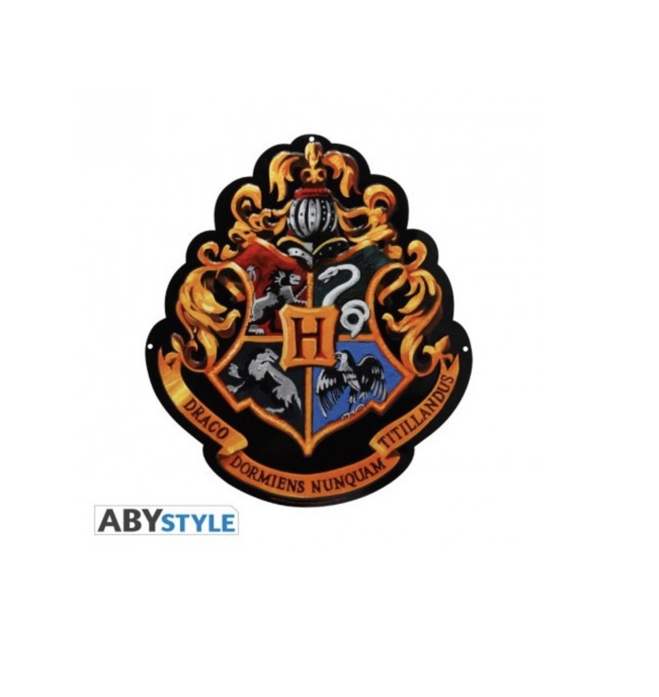 Harry Potter Metal Plate "Hogwarts"