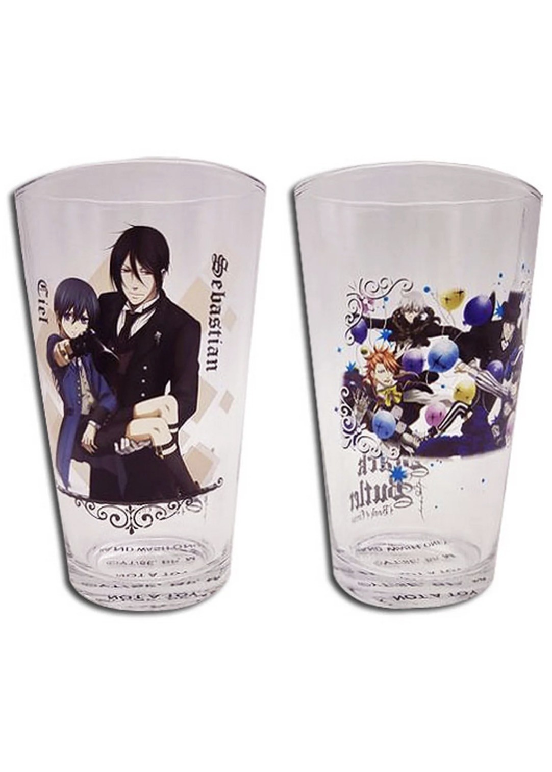 Black Butler Book Of Circus - Set 2  Waterglass 435ml