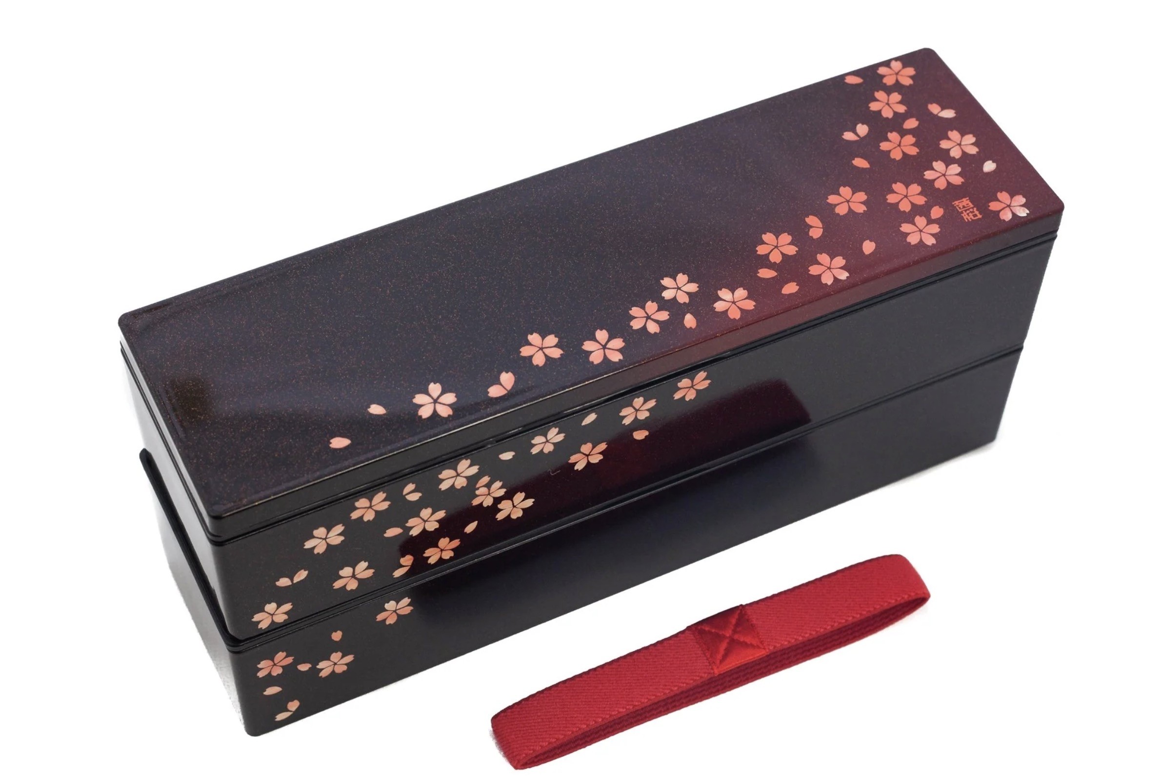 Hakoya Sakura Two Tier Slim Bento Box 840ml