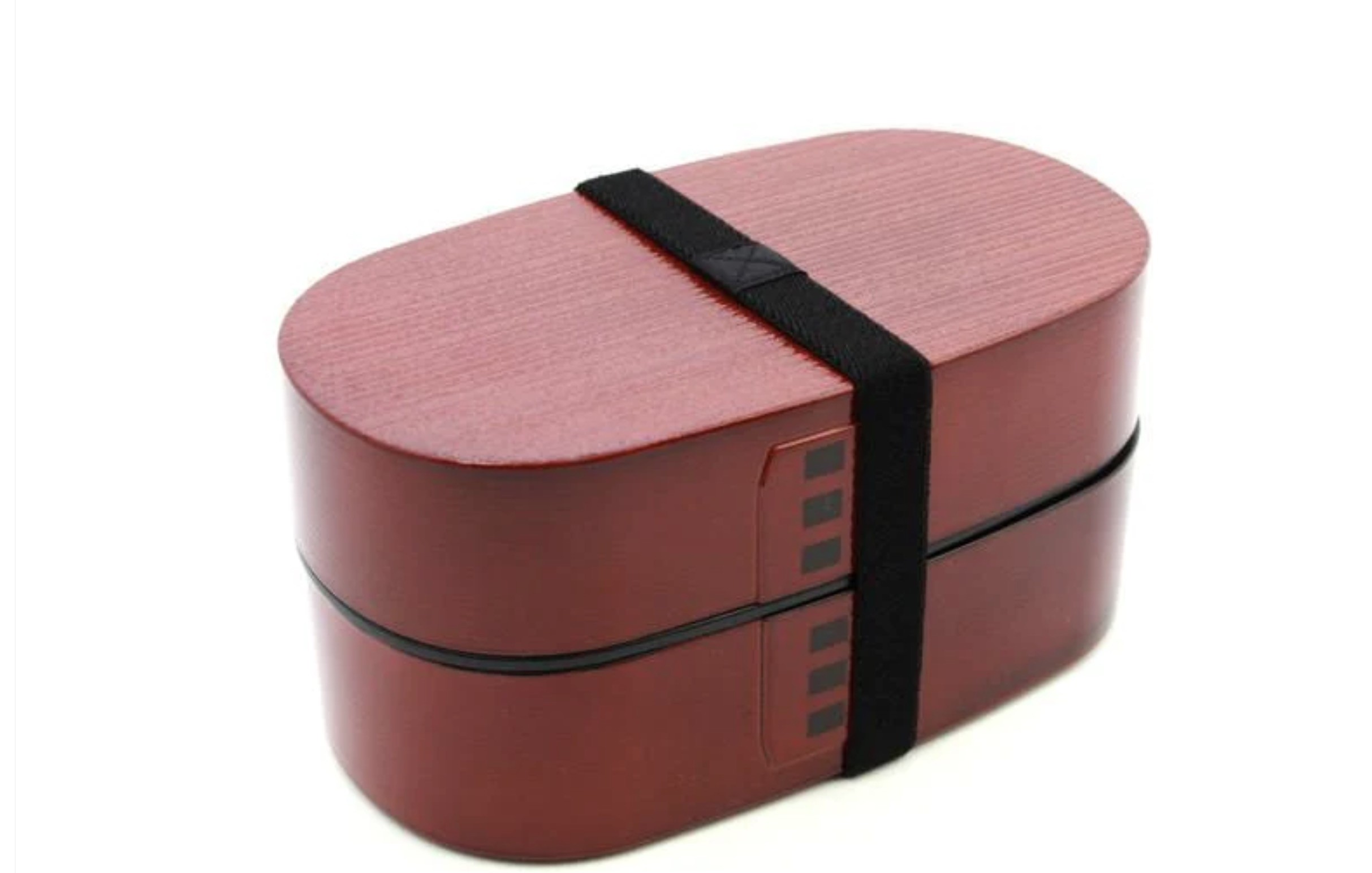 Hakoya Nuri Wappa Wood Tone Bento Box 900ml Red