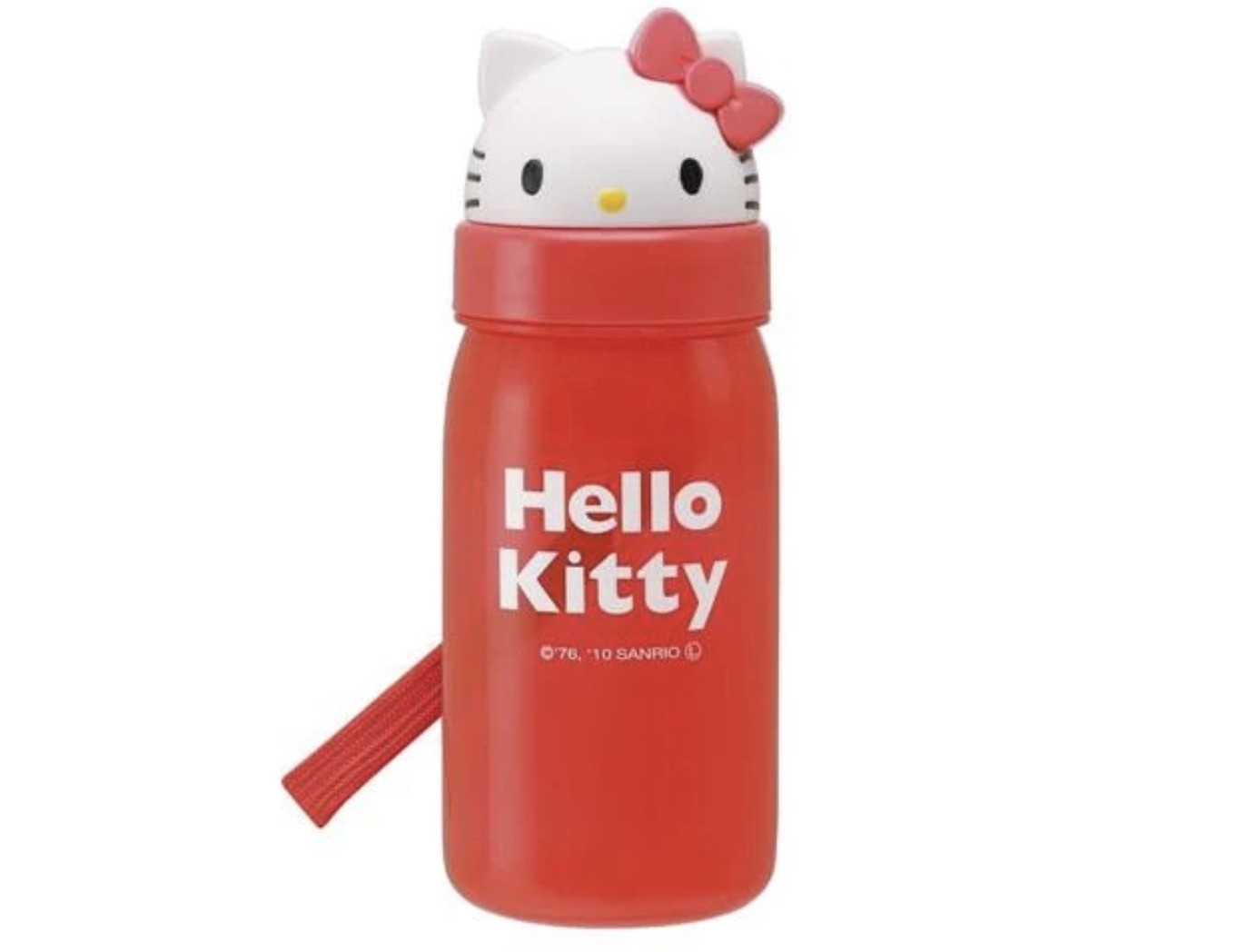 Skater Hello Kitty Bottle w/ Straw