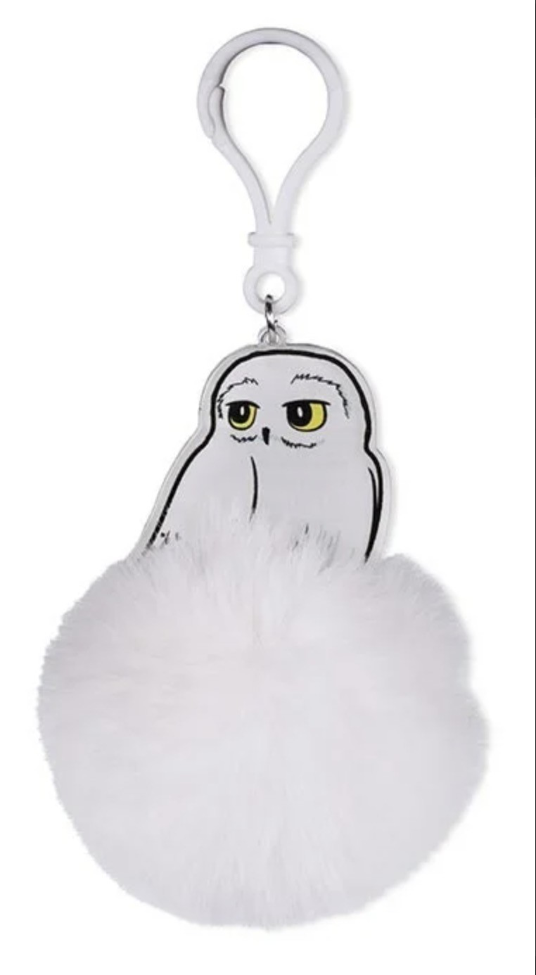 Harry Potter Keychain Hedwig Pom Pom