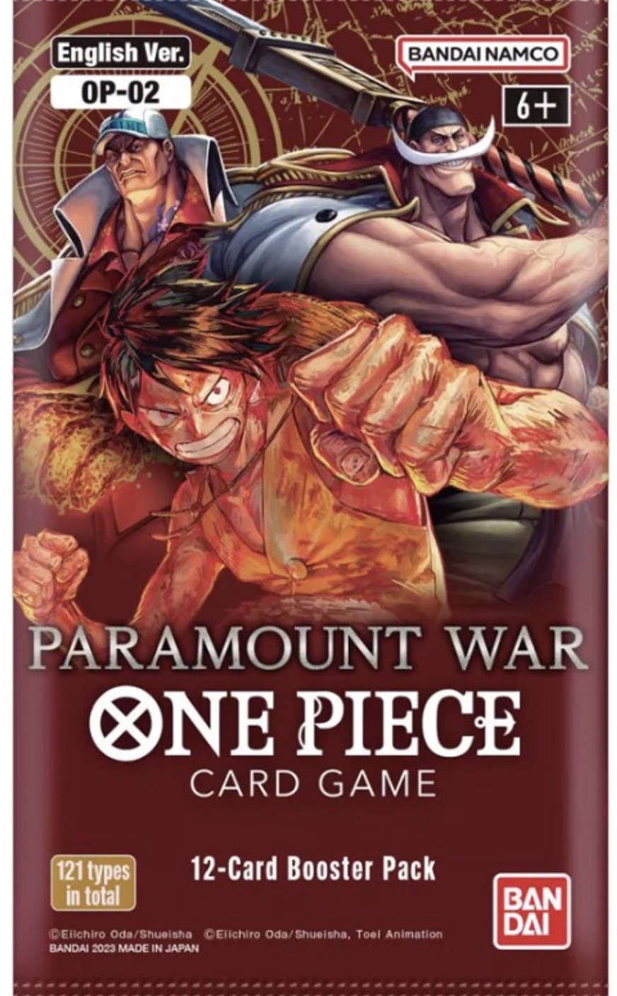 One Piece TCG - Paramount War (OP-02) Booster Pack