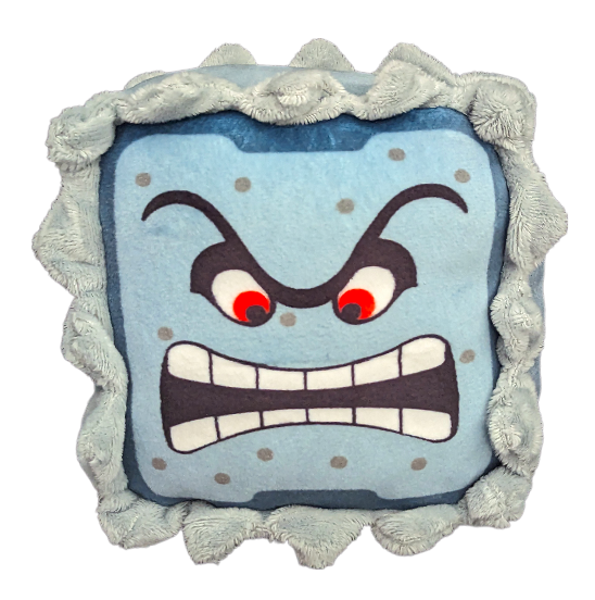 Mocchi-Mocchi Super Mario Thwomp Junior Plush