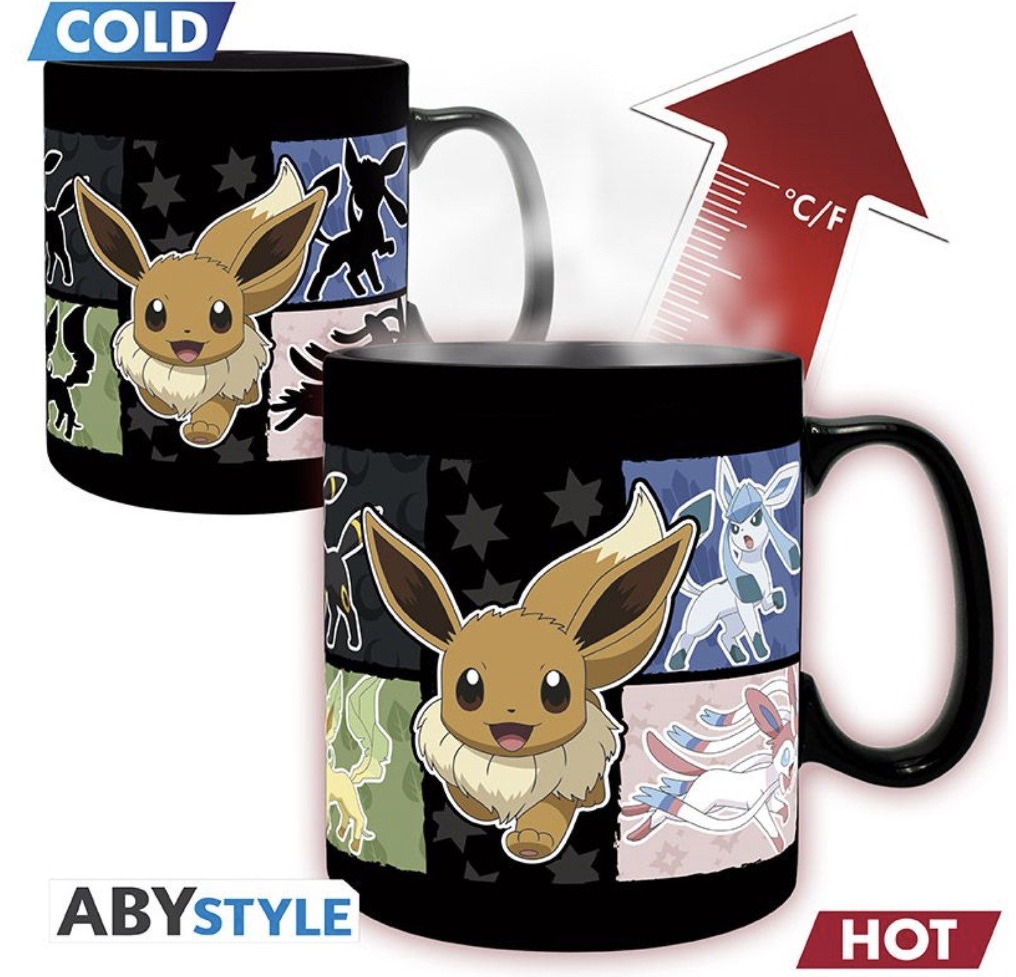 Pokémon - Heat Mug - 460 ml - Eevee