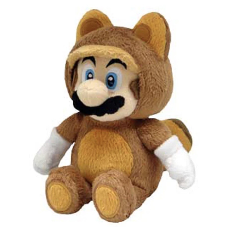 Super Mario - Tanooki Raccoon Mario Plush 9"