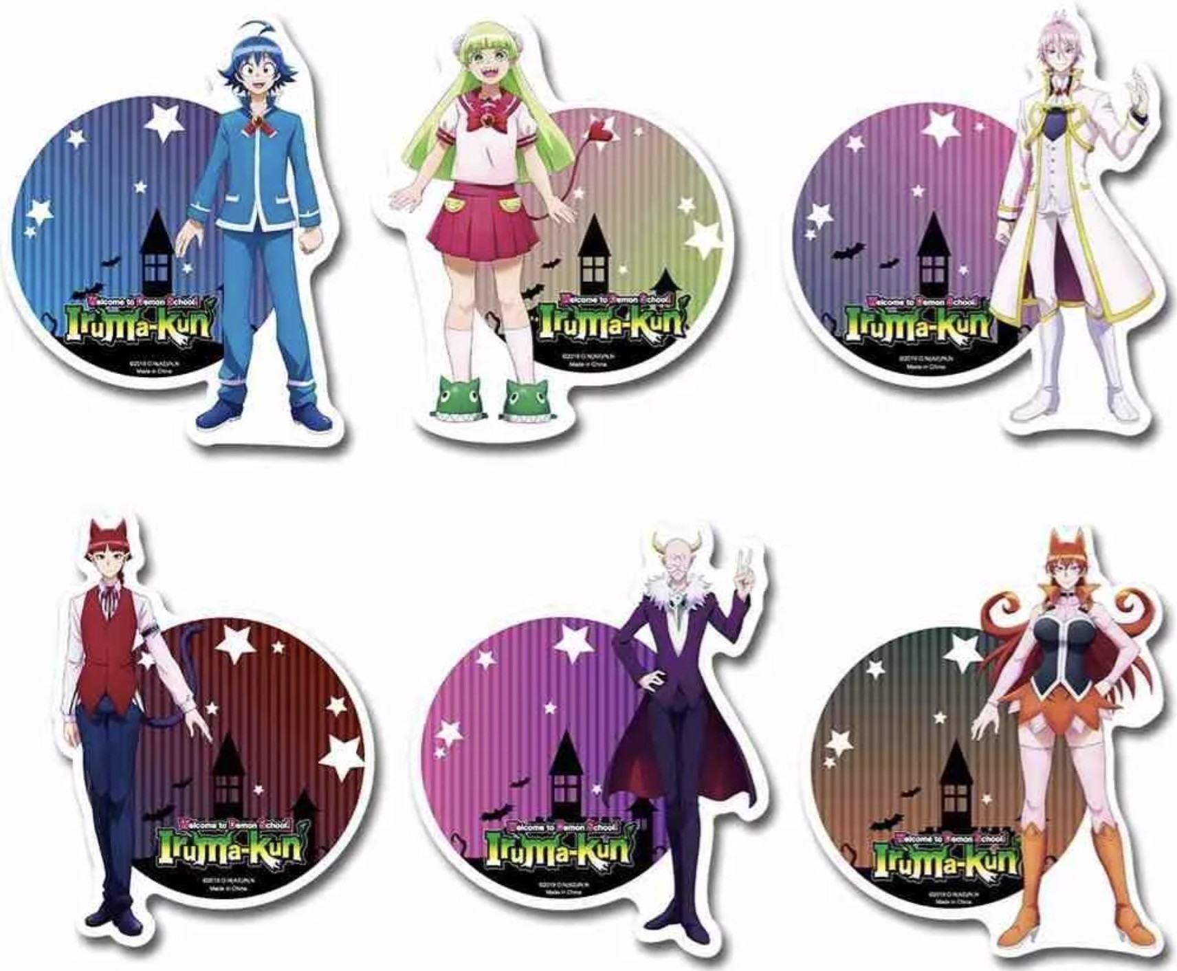 Welcome To Demon School! Iruma-Kun - Group A Die-Cut - Sticker Set