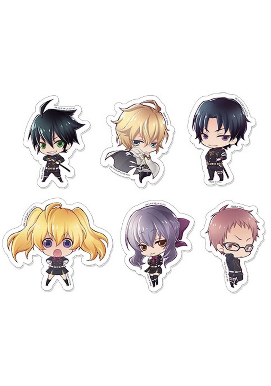 Seraph of The End - Sd - Sticker Set