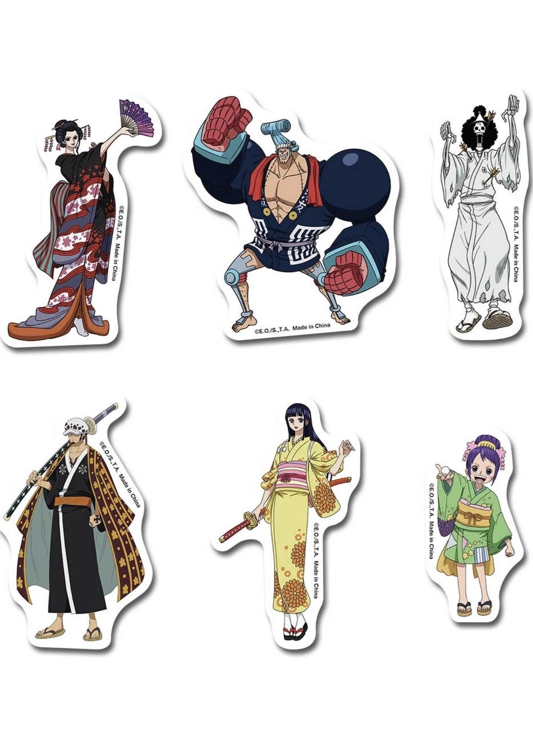 One Piece - Wano Country Arc Character Group #2 Die-Cut - Sticker