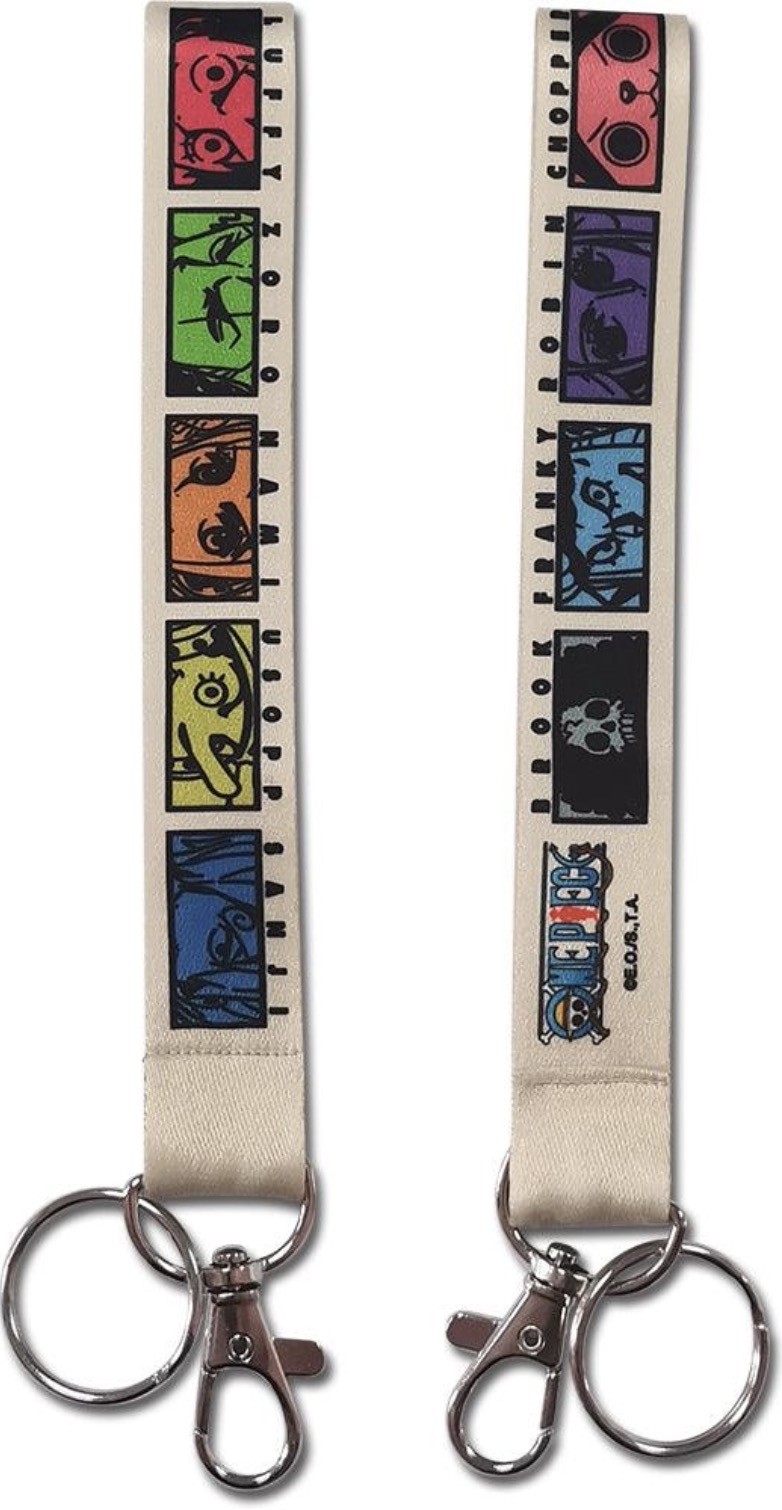 One Piece - Group Square Face - Wristband Lanyard