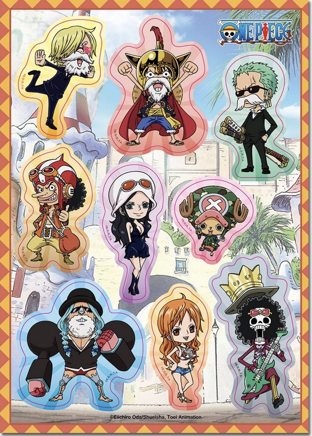 One Piece - Dressrosa Sd Group - Sticker Set