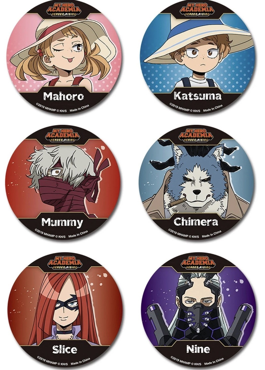 My Hero Academia Movie 2 - Character Die-Cut - Sticker Set