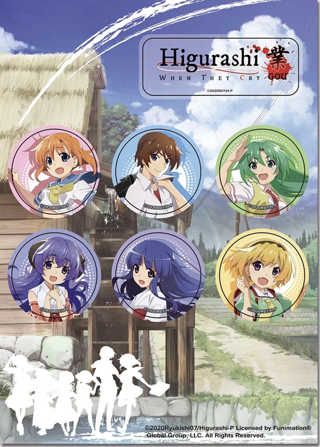 Higurashi When The Cry - Group A - Sticker Set