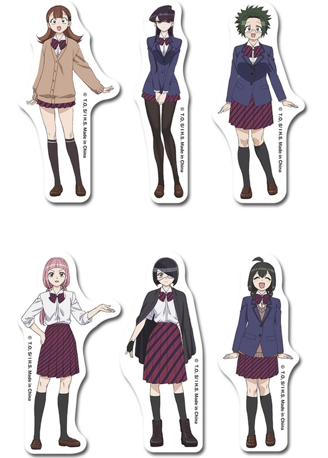 Komi Can't Communicate - Itan High School Group #2 Die-Cut - Sticker