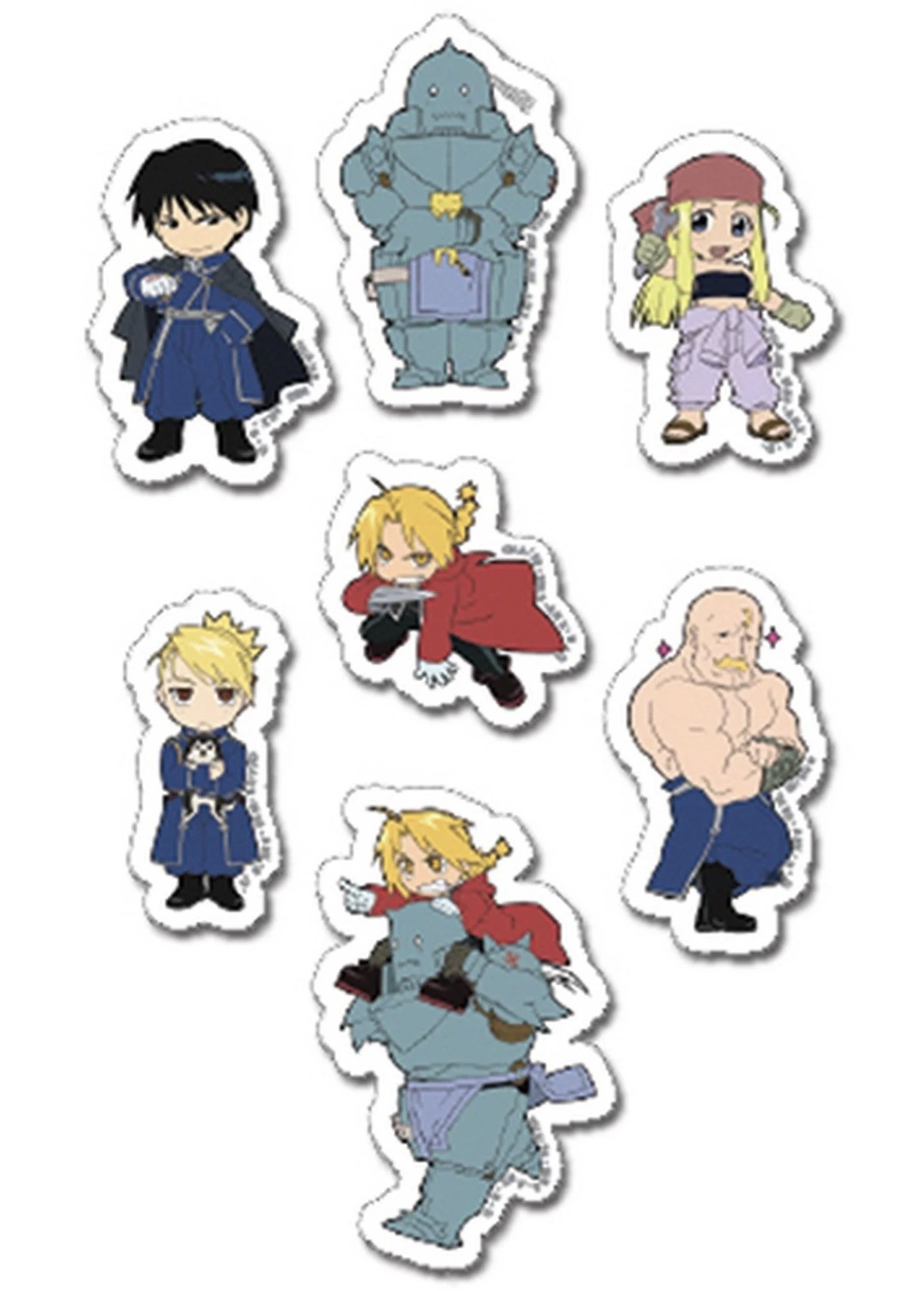 Fullmetal Alchemist - Puff - Sticker Set