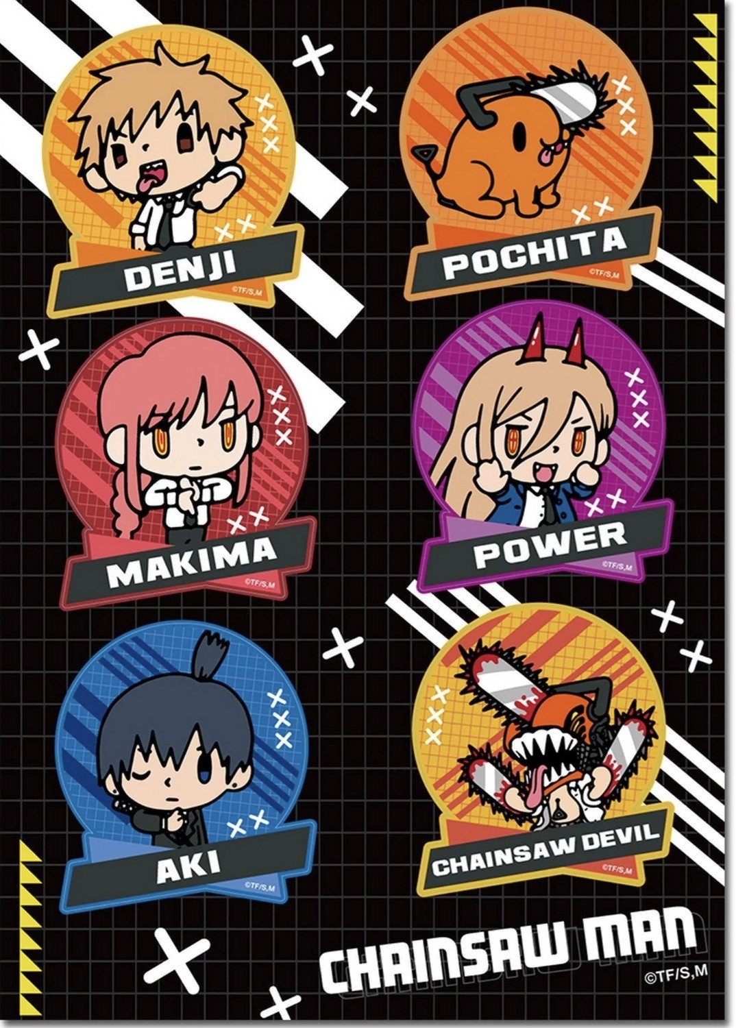 Chainsaw Man - Sd Group - Sticker Set