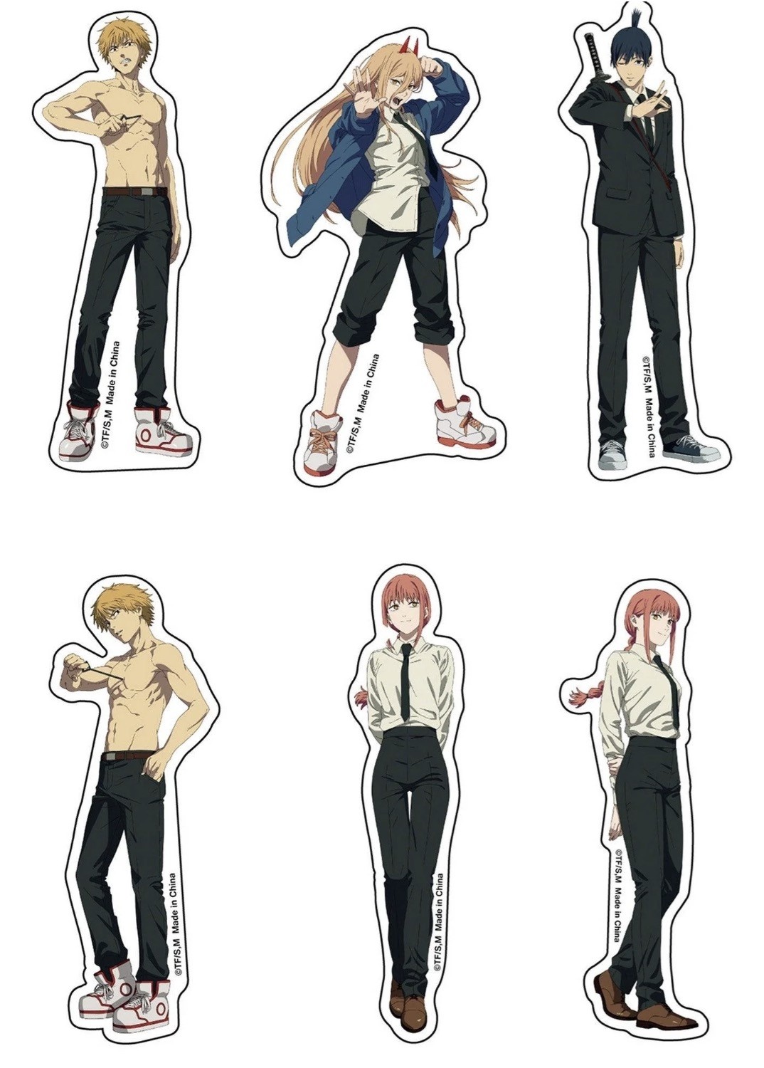 Chainsaw Man - Character Group Die-Cut - Sticker