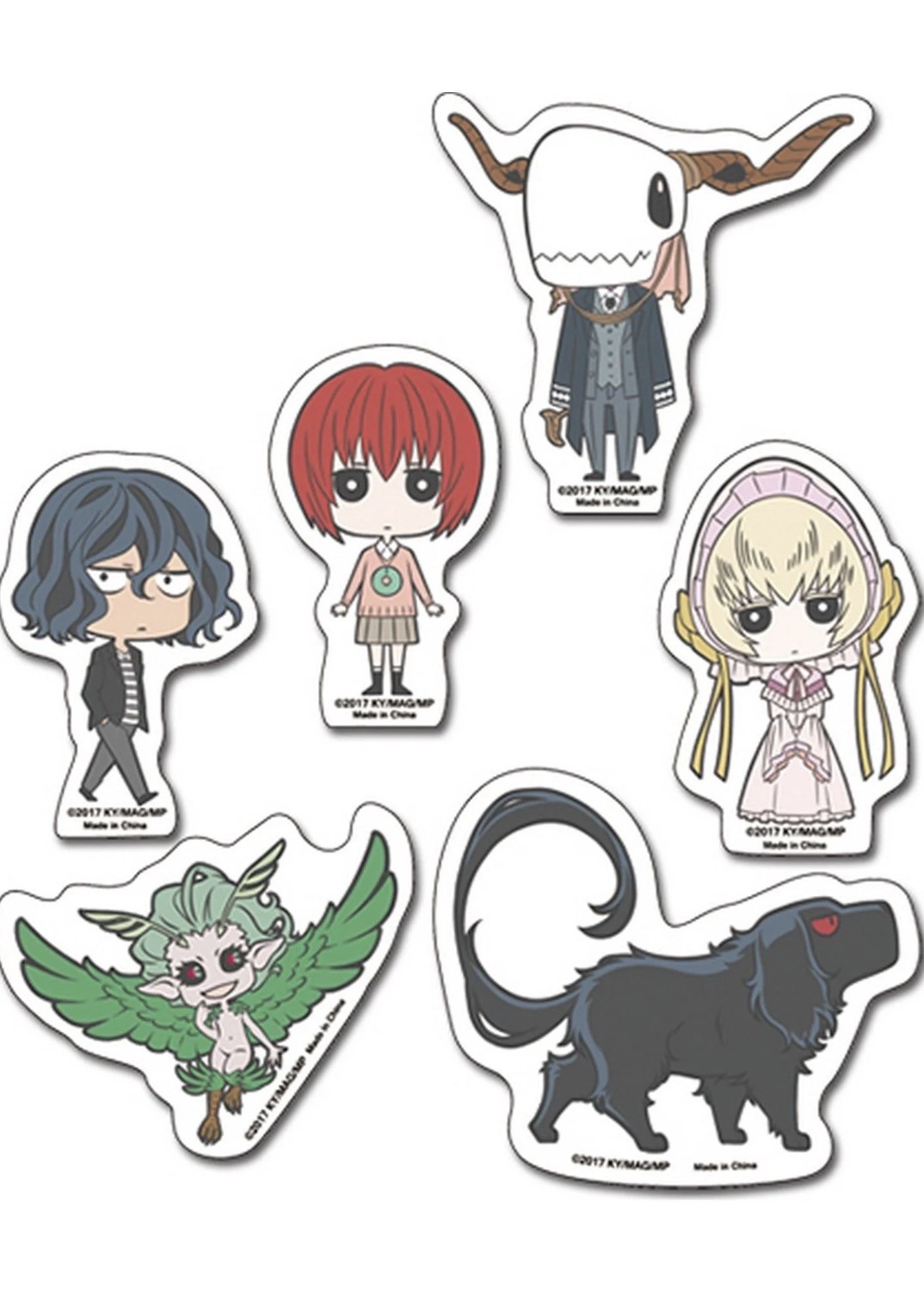 Ancient Magu's Bride - Group - Sticker Set 3.5"