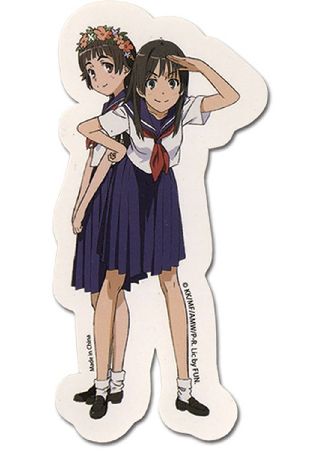 A Certain Scientific Railgun - Saten & Uiharu - Sticker