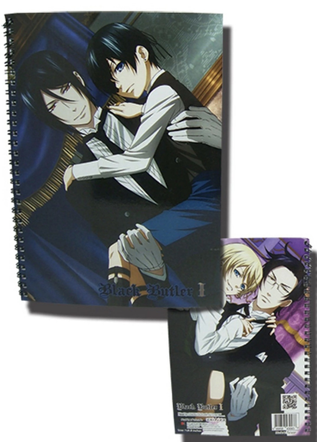 Black Butler - Butlers & Masters Spiral Notebook