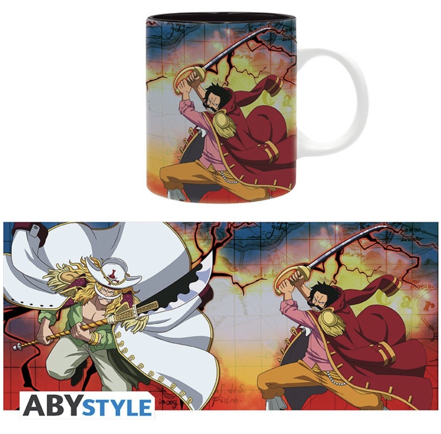 One Piece - Mug 320 ml - Roger vs Whitebeard