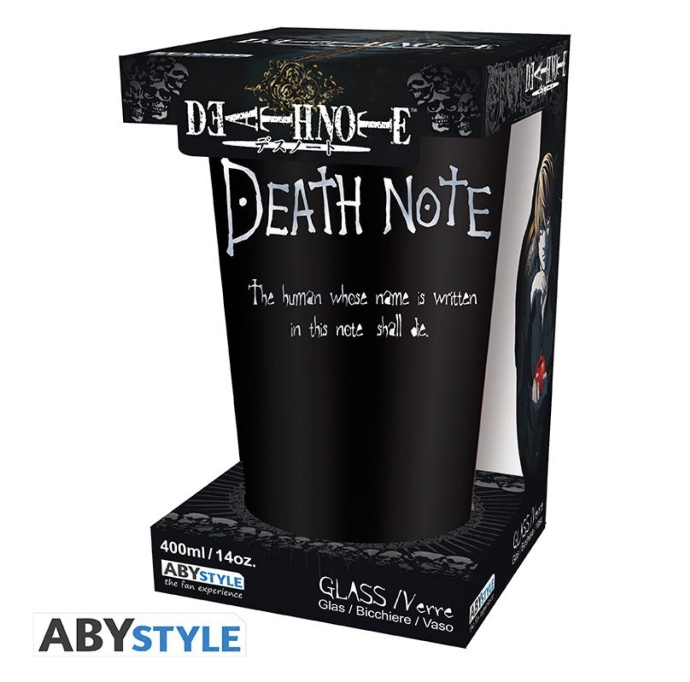 Death Note - Large Glass - 400ml - Ryuk - Matte