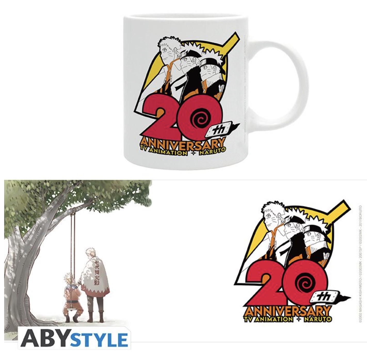 Naruto Shippuden - Mug 320 ml - 20 years anniversary