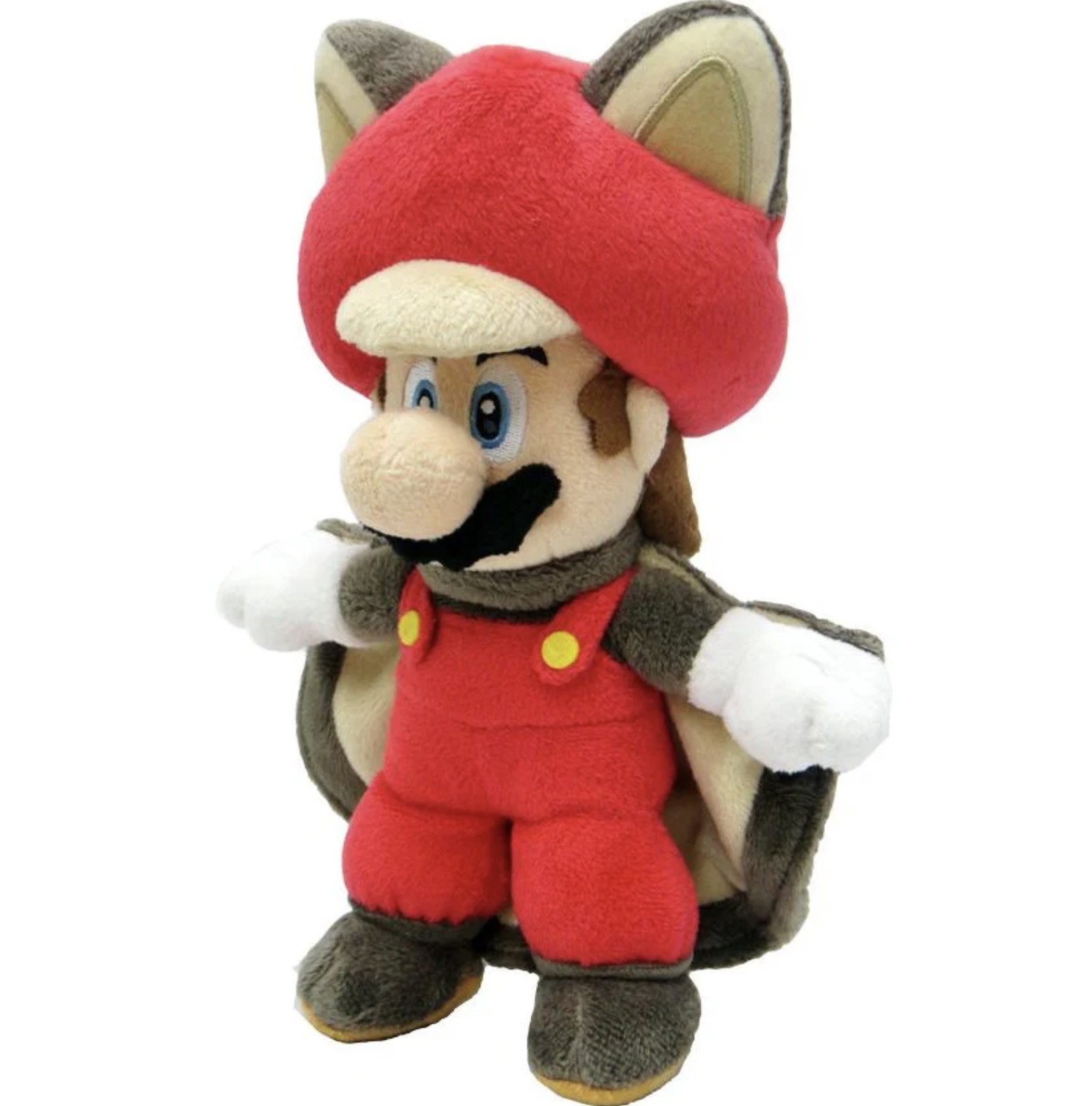 Super Mario Bros U Flying Squirrel Mario Plush, 9"