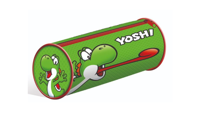 Super Mario - Barrel Pencil Case - Yoshi