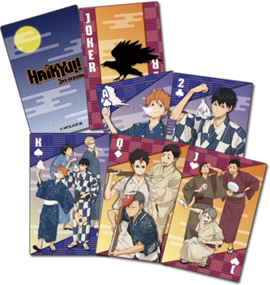 Haikyu!! - S3 Yukata Group - Playing Cards